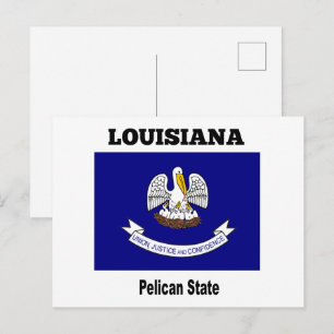 Cartão Postal Louisiana, Estado do Pelicano,