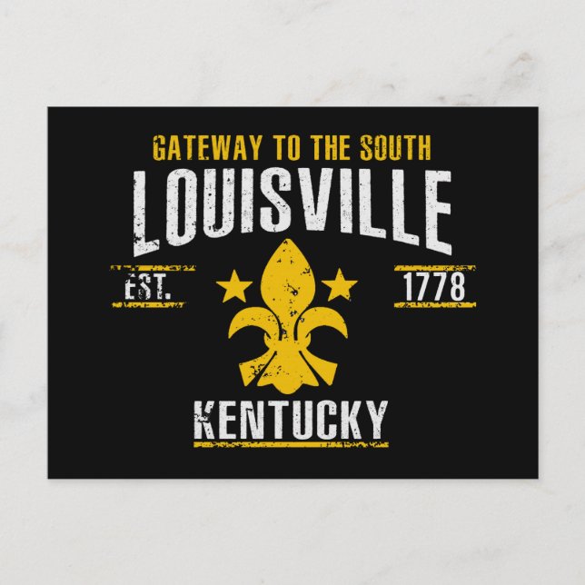 Cartão Postal Louisville (Frente)