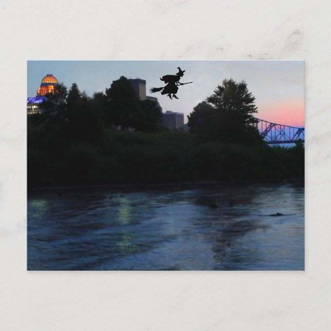 Cartão Postal Louisville Halloween (Frente)