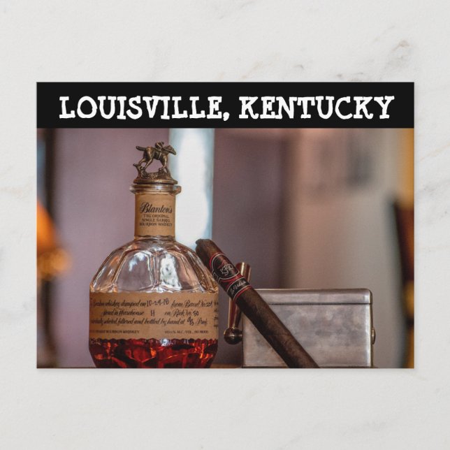 Cartão postal LOUISVILLE KENTUCKY BOURBON (Frente)