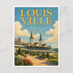 Cartão Postal Louisville Kentucky Churchill Downs GeoSaga