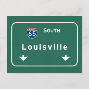 Cartão Postal Louisville Kentucky kt Interstate Highway Freeway