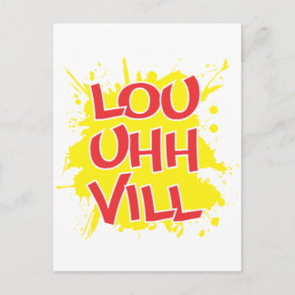 Cartão Postal Louisville, Kentucky Lou Uh Ville Louie Ville KY