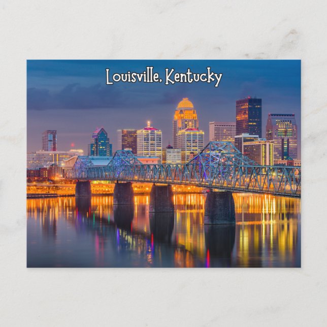 Cartão Postal Louisville Kentucky Postcard Souvenir (Frente)