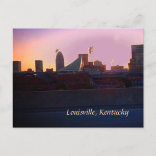 CARTÃO POSTAL LOUISVILLE, KENTUCKY SKYLINE