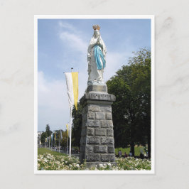 Cartão Postal Lourdes - França - Santo de estátua Mary-Sainte Ma