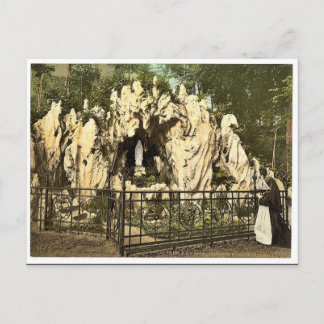 Cartão Postal Lourdes Grotto, perto do convento de Ingenbohl, La