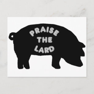 Cartão Postal Louvado seja o Lard