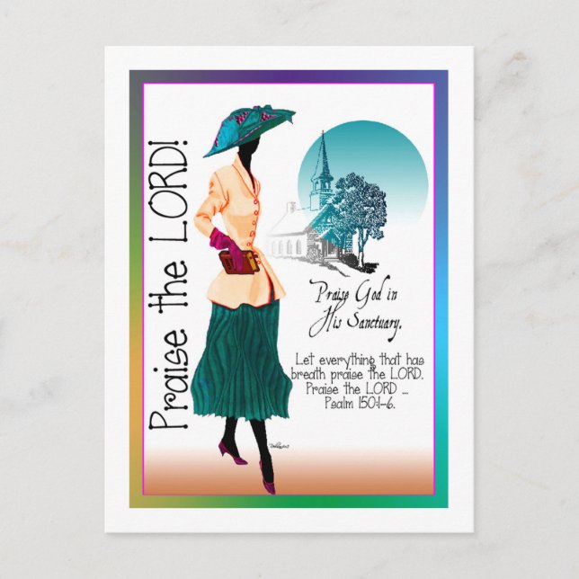 Cartão Postal Louvado Senhor (Frente)