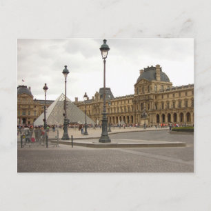 Cartão Postal Louvre. Paris, França