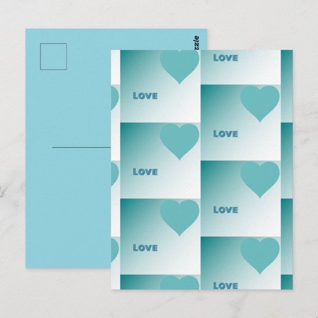 Cartão Postal Love. (Frente/Verso)