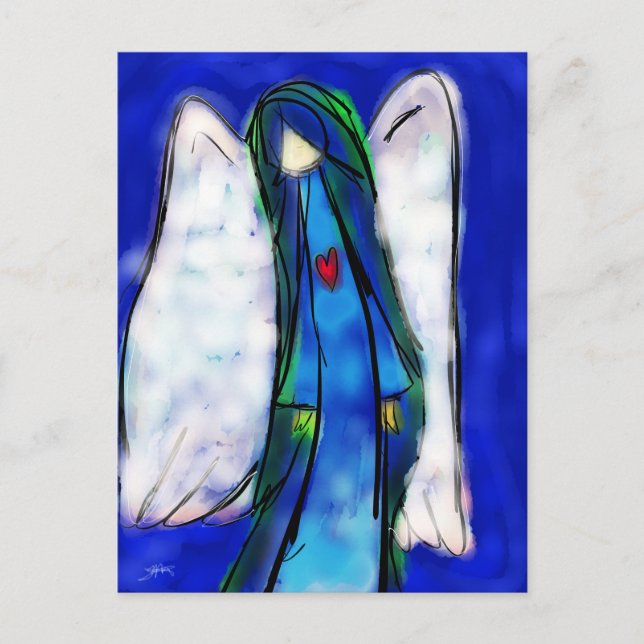 Cartão Postal Love Angel (Frente)