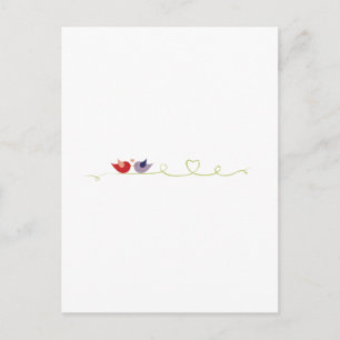 Cartão Postal Love Bird