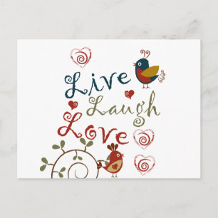 Cartão Postal Love Birds