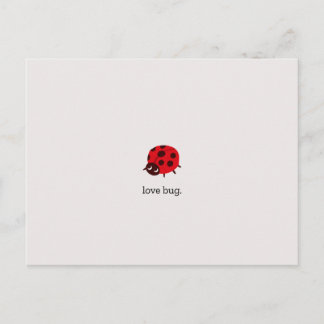 Cartão Postal Love Bug Postkarte