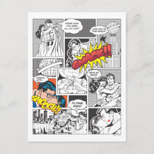 Cartão Postal Love Comic Slides