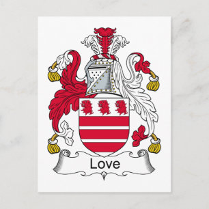 Cartão Postal Love Family Crest
