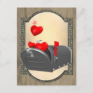 Cartão Postal Love In The Mail