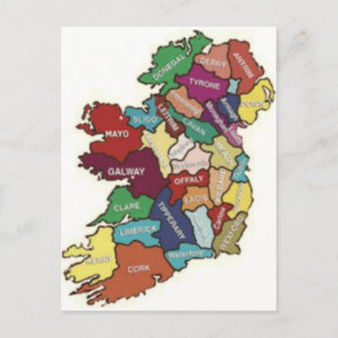 CARTÃO POSTAL LOVE MY  IRISH ROOTS