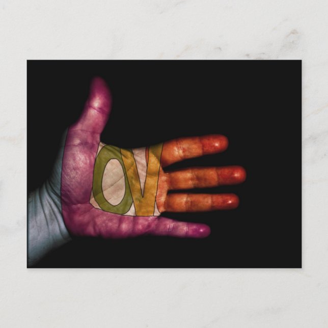 Cartão Postal Love Palm (Frente)