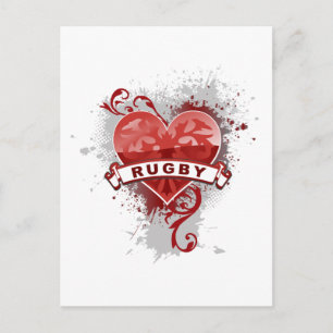 Cartão Postal Love Rugby