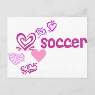 Cartão Postal Love Soccer