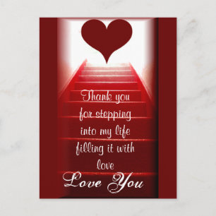 Cartão Postal Love Stairs