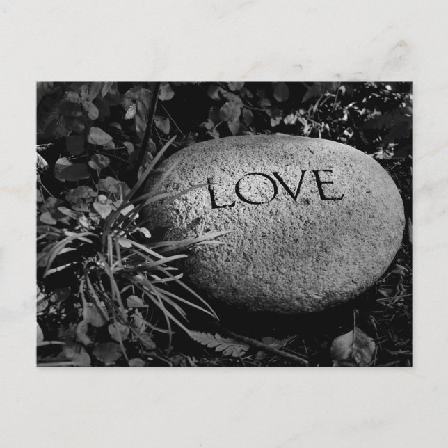 Cartão Postal "Love" Stone (Frente)