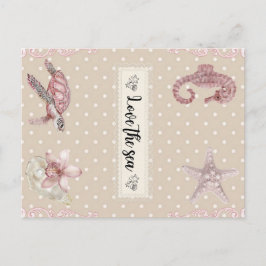 Cartão Postal Love the Sea