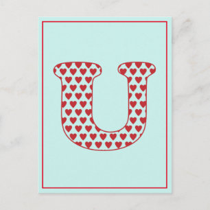 Cartão Postal Love U