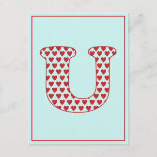Cartão Postal Love U