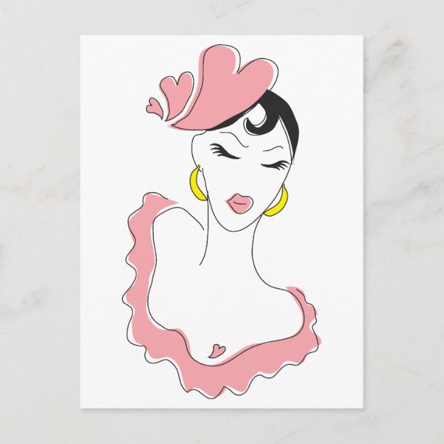 Cartão Postal LOVEdance_card (Frente)