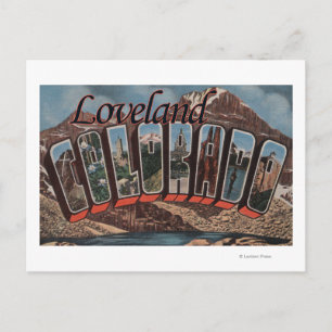 Cartão Postal Loveland, Colorado - Grandes Cenas de Letra