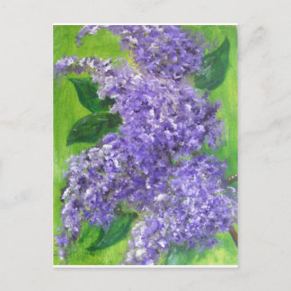 Cartão Postal Lovely Lilacs