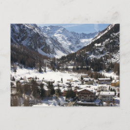 Cartão Postal Lovely Snowy Lillaz no Cartão-postal dos Alpes ita