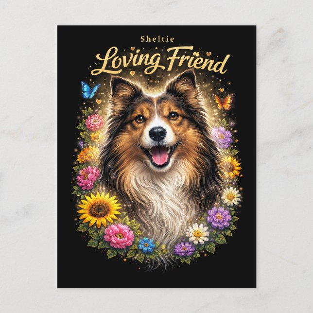 Cartão Postal Loving Friend (Frente)