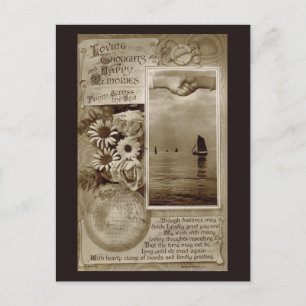 Cartão Postal Loving Thoughts