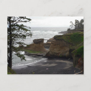 Cartão postal "Low Tide at Depoe Bay, Oregon"