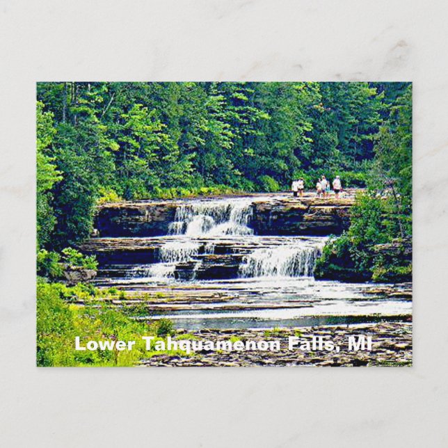 Cartão Postal Lower Tahquamenon Falls State Park, Michigan (Frente)