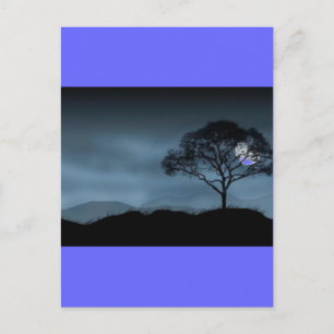 CARTÃO POSTAL LUA AZUL