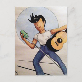 Cartão Postal Lua Azul