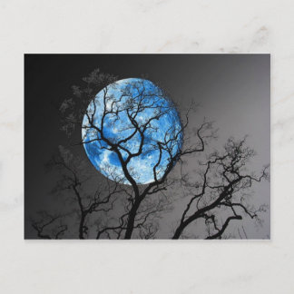 CARTÃO POSTAL LUA AZUL