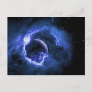 Cartão Postal Lua Azul