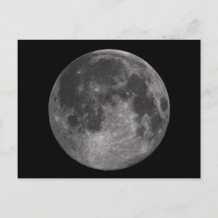 Cartão Postal Lua Cheia da Terra