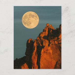 Cartão Postal Lua Cheia   Falésias de Basalto Smith Rock State P