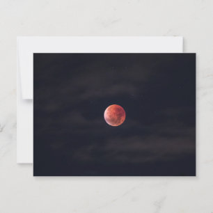 Cartão Postal Lua cheia, Lua de sangue
