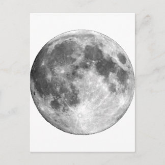 Cartão Postal LUA DA TERRA DO PLANETA (sistema solar) ~