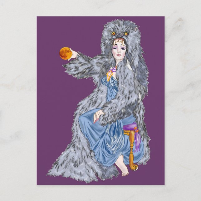 Cartão Postal Lua de Hunter (Frente)