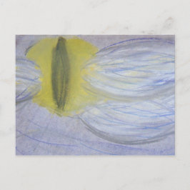 Cartão Postal lua de olho no gato