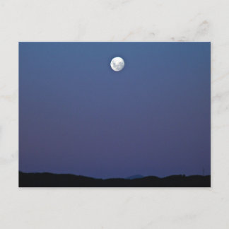 Cartão Postal Lua e céu azul
